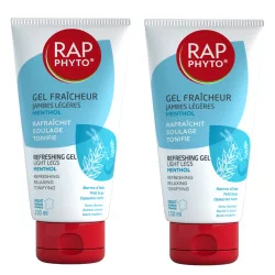 Gel Fraîcheur jambes légères parfum menthol  Duo - Tube 150 ml x 2