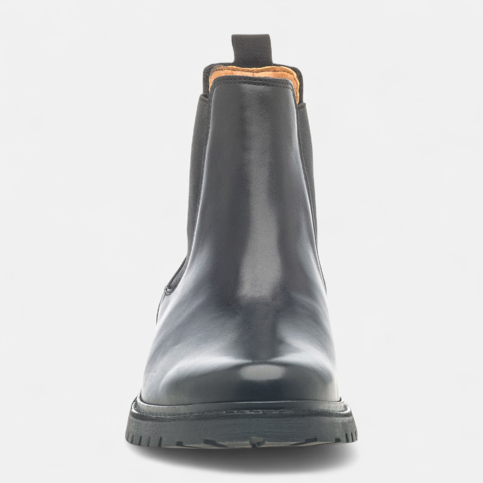 Boots chelsea Homme en cuir noir