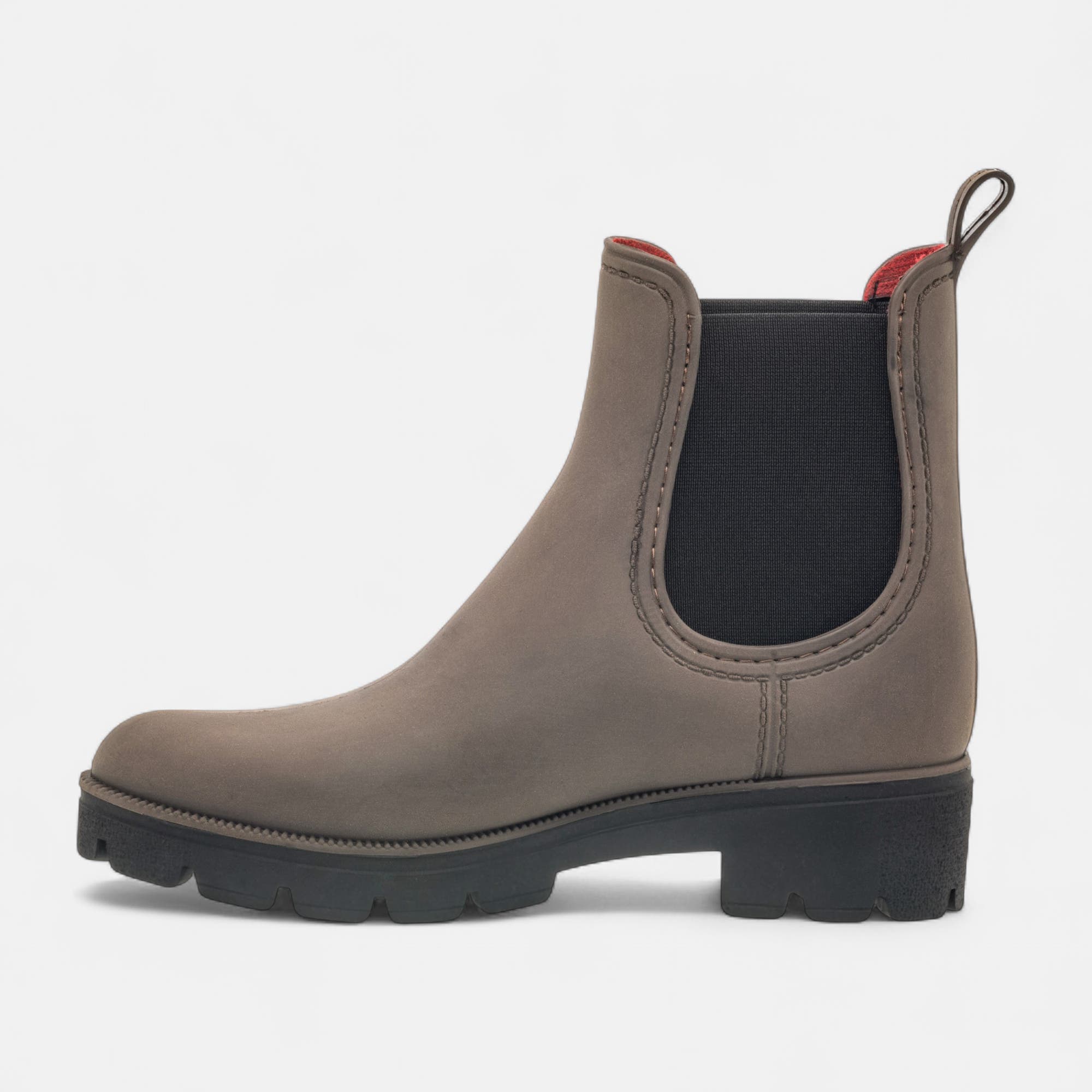 Boots chelsea Femme taupe