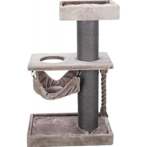Poste arranhador para gato marrom