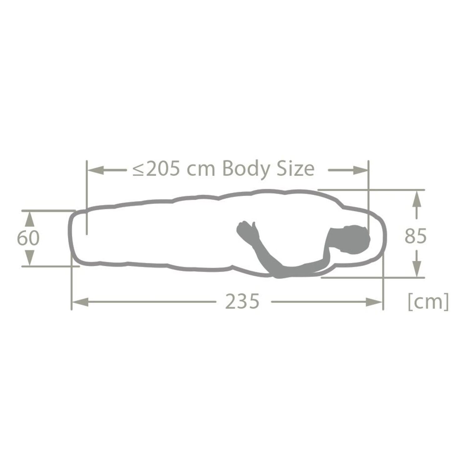 Vaude Sioux Sleepingbag 800 XL II SYN Zip Left baltic sea