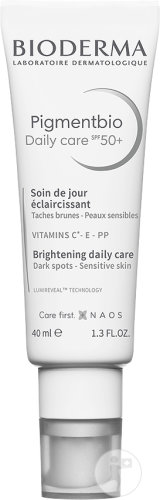 Bioderma Pigmentbio Daily Care IP50+ Soin De Jour Éclaircissant Peaux Sensibles Tube-Pompe 40ml