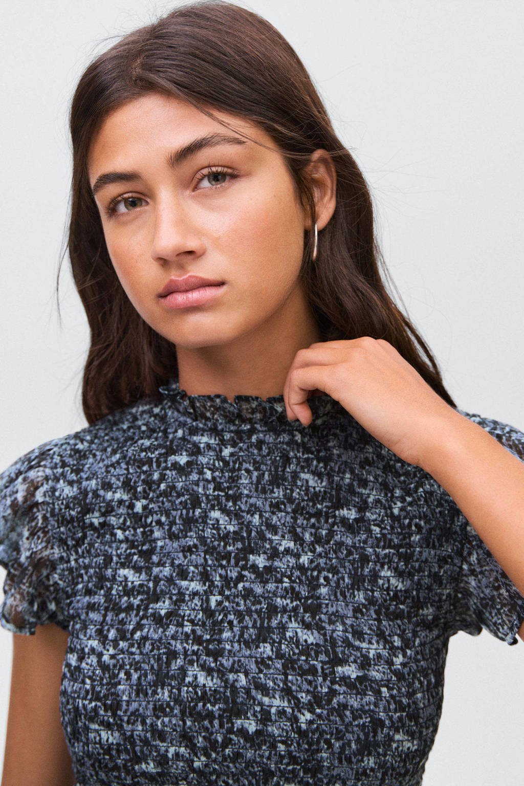 MANGO TEEN blousetop donkerblauw