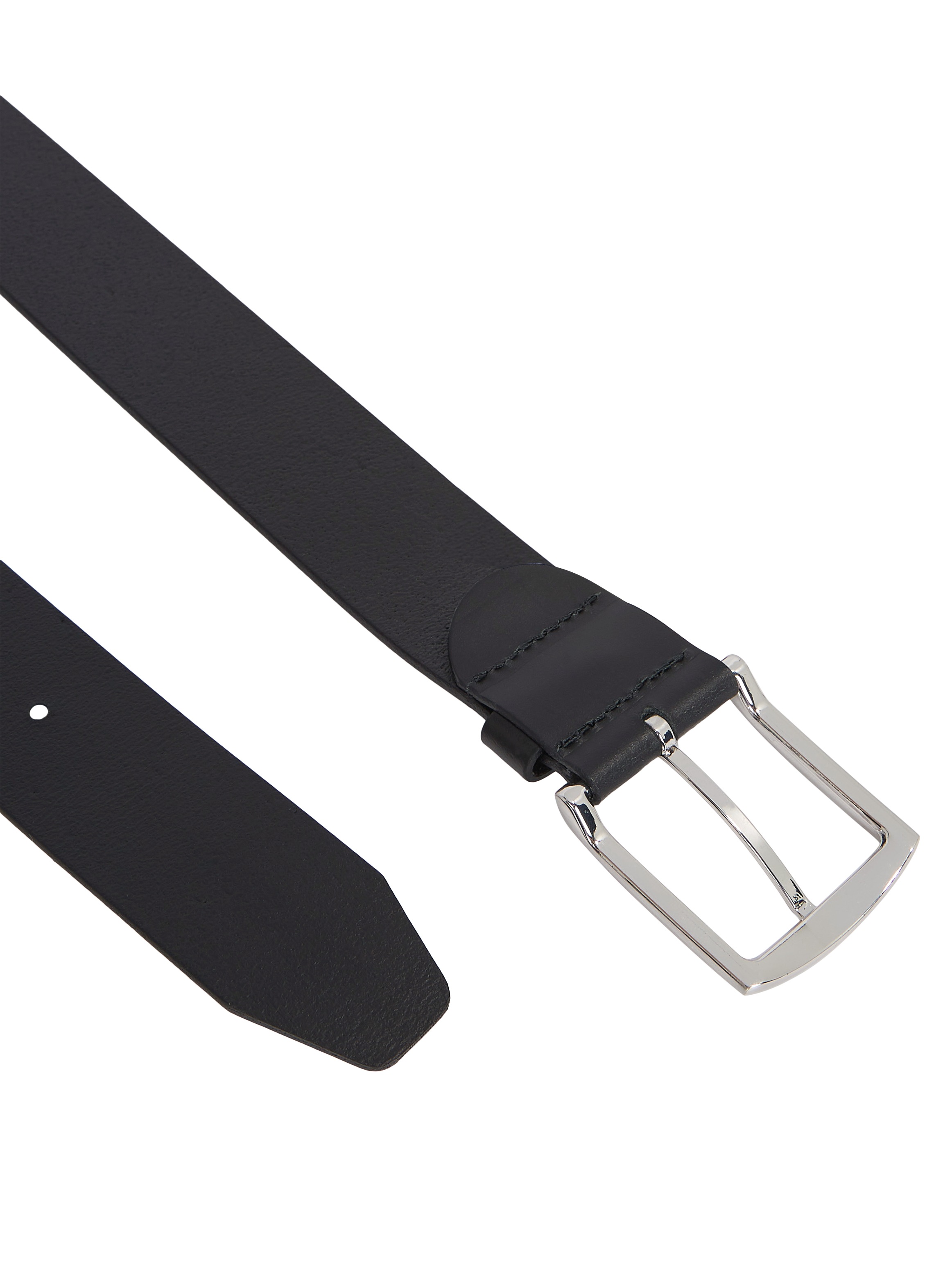 Tommy Hilfiger Ledergürtel »New Denton 4 cm breit«, NEW DENTON BELT mit Flag-Logoschlaufe