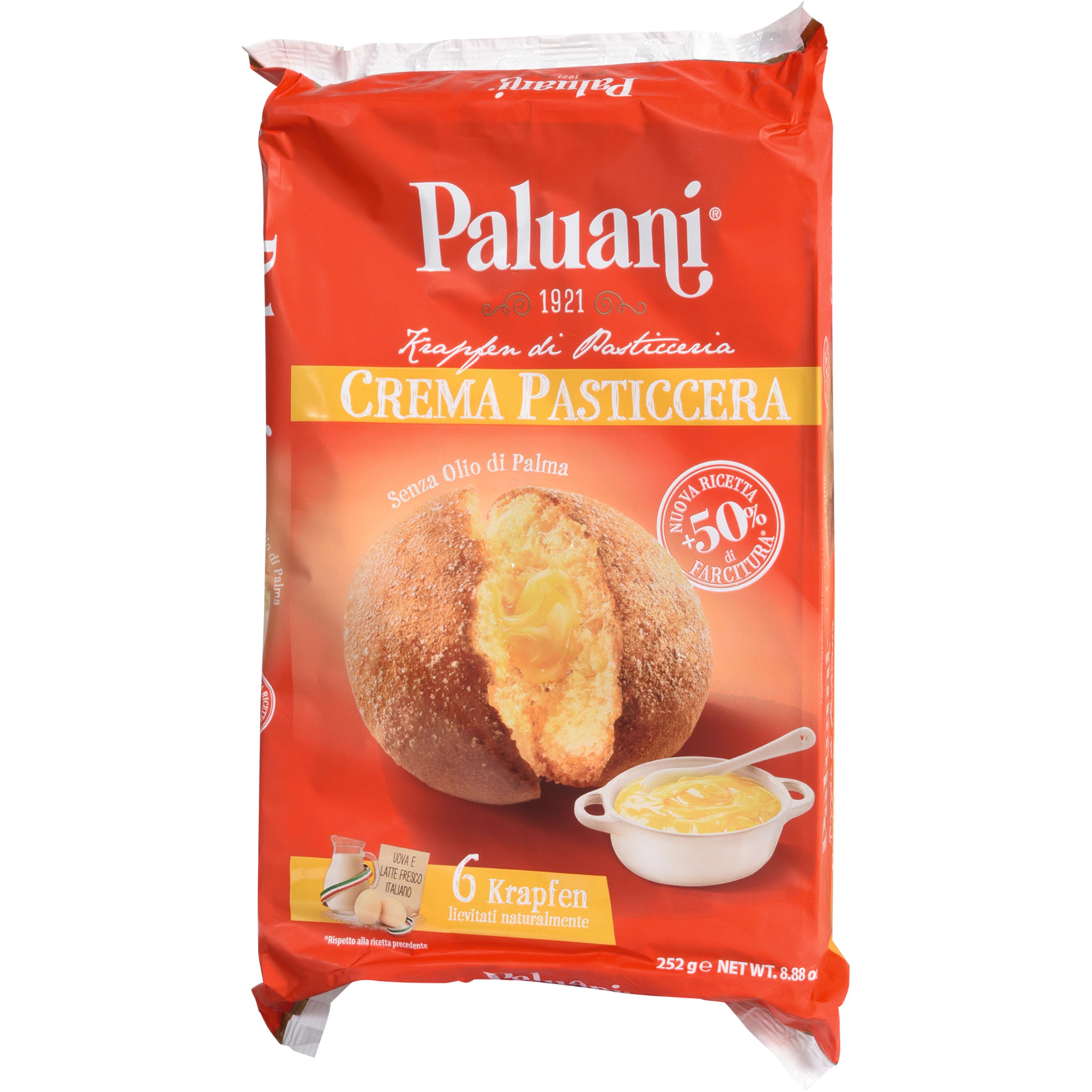 Paluani Krapfen Patisseriecreme 252g