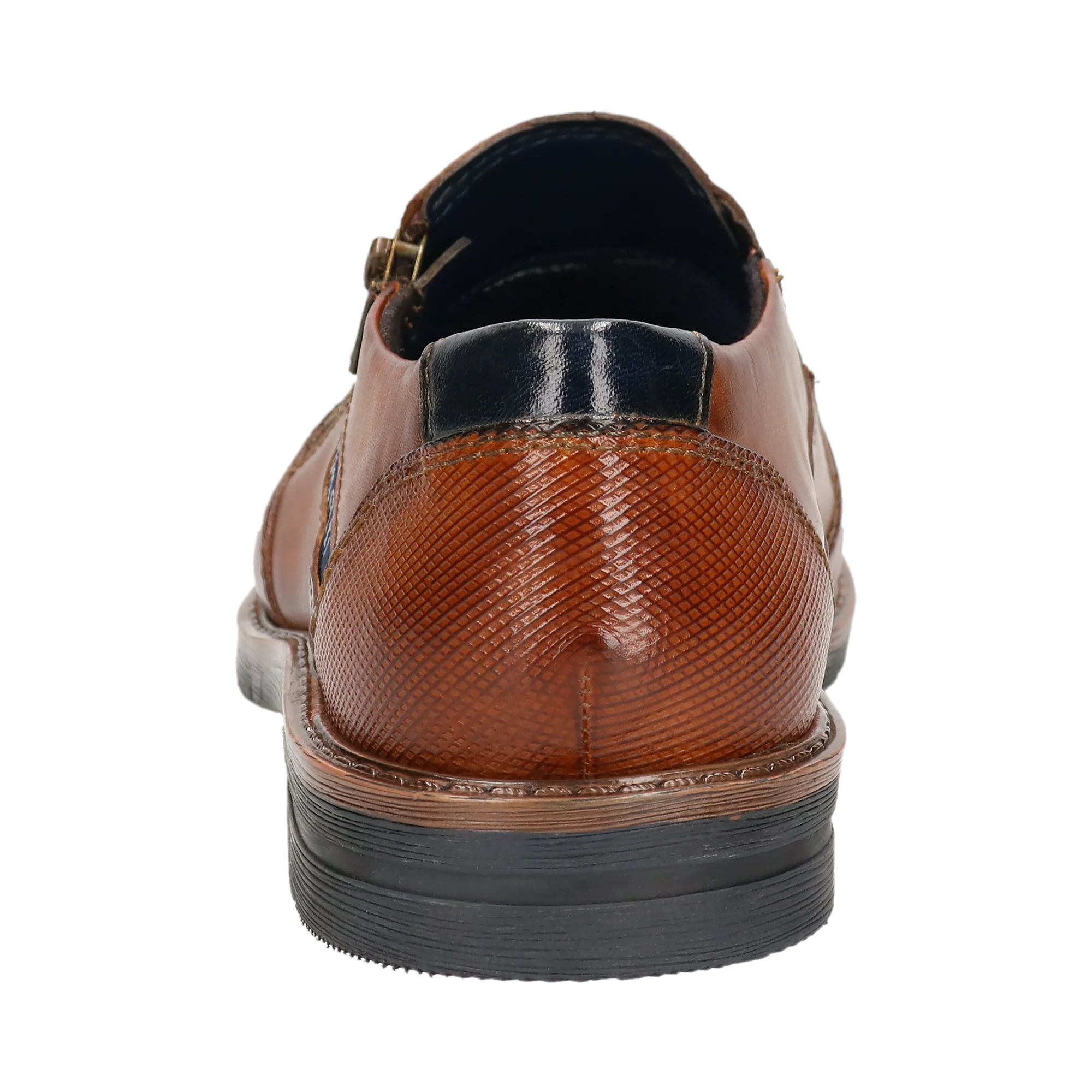 Leder Slip on cognac