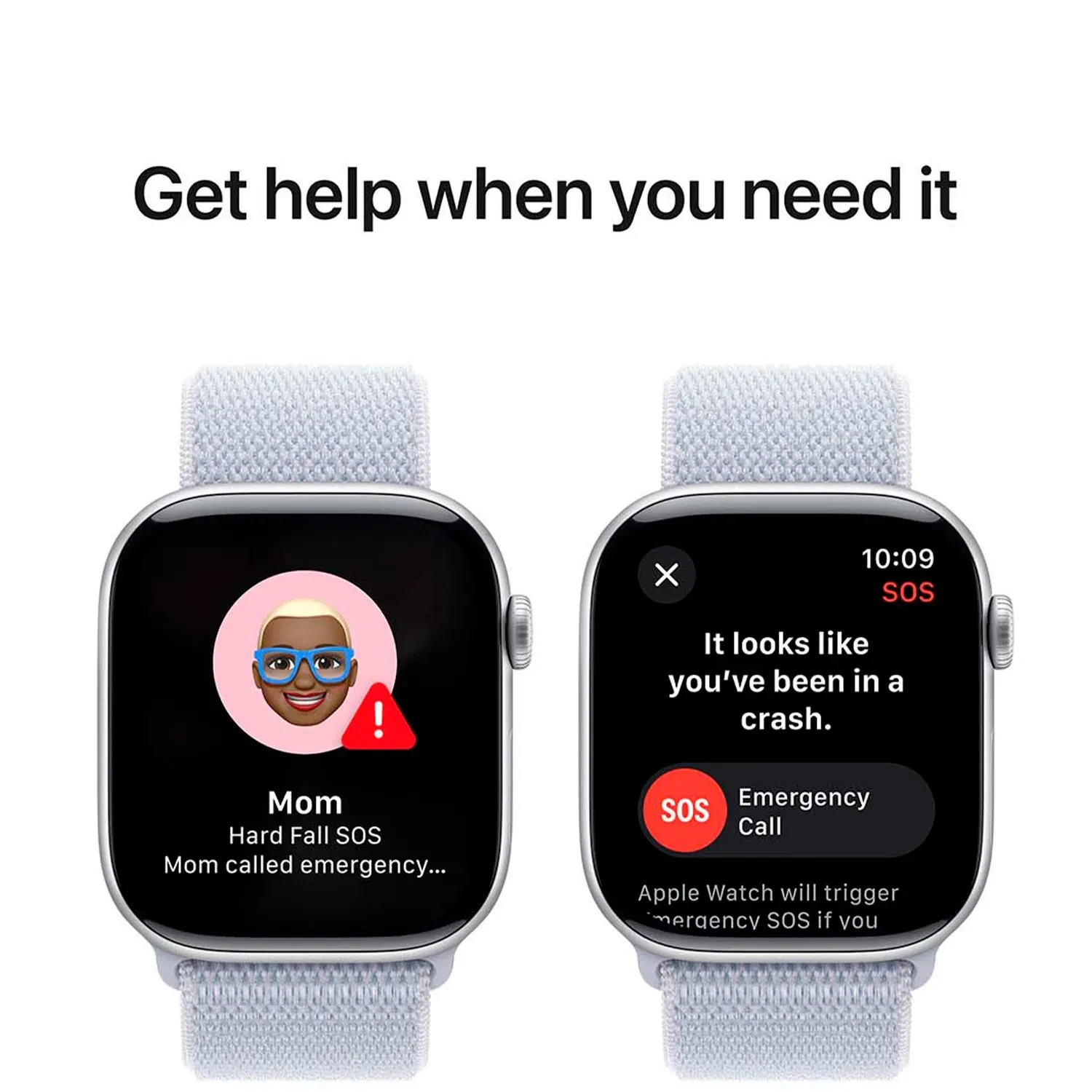 Apple Watch Series 10 GPS 46mm Silver Aluminium Sport Loop MWWN3