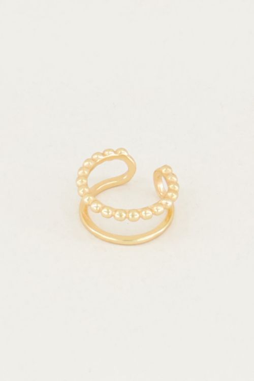 Ear cuff dubbele ring