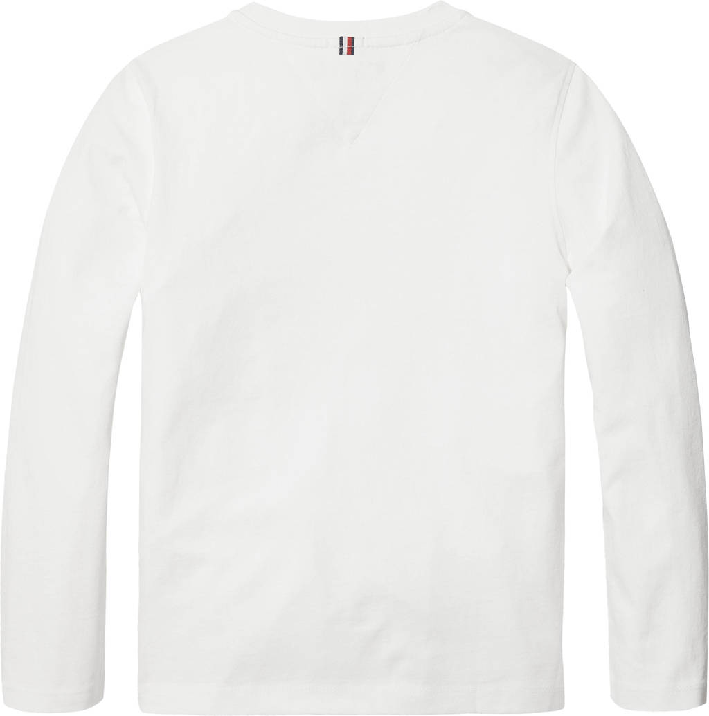 Tommy Hilfiger longsleeve van katoen wit