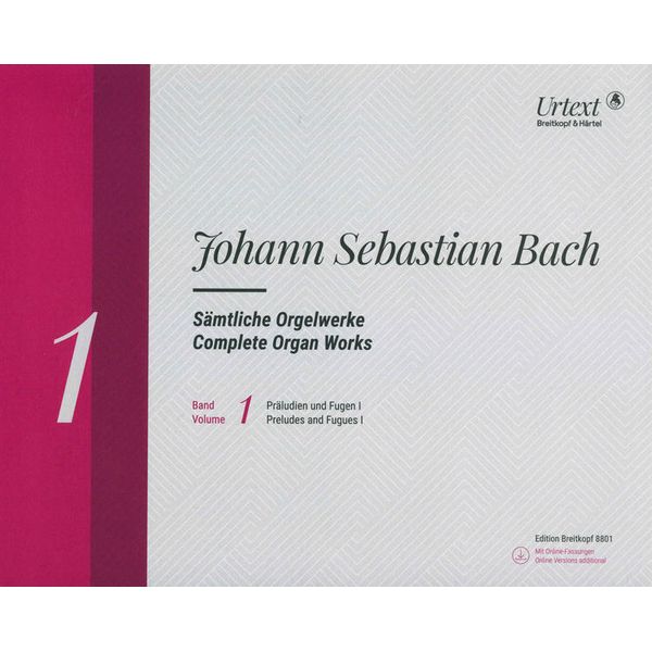 Breitkopf & Härtel Bach sämtliche Orgelwerke