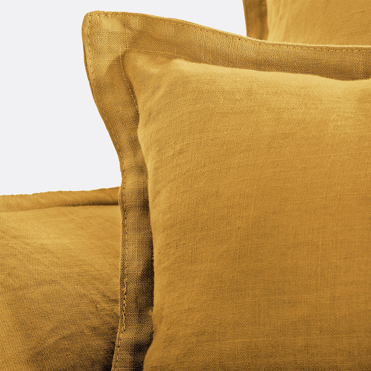LA REDOUTE INTERIEURS<br>Poltrona de linho Gekreukt, Odna