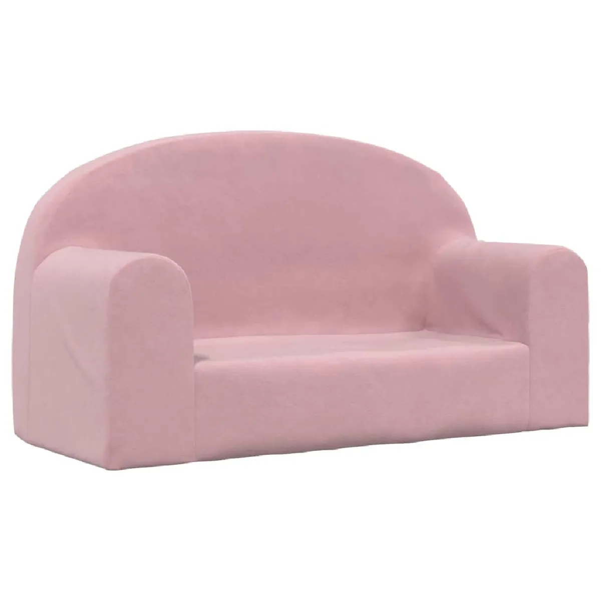 vidaXL Canapé enfants 2 places Rose