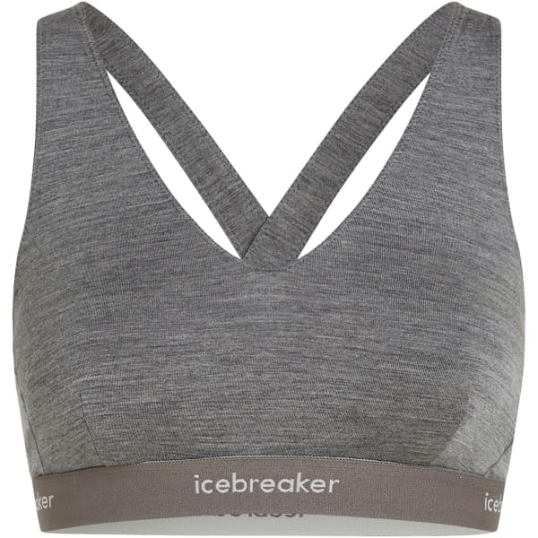 Brassière trail ICEBREAKER W M 125 CL SPRITE RACERBACK BRA GRITSTONE-013