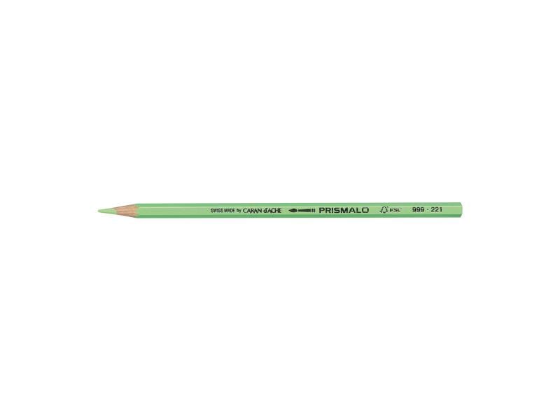 Caran d'Ache Farbstifte Prismalo 3 mm, 1 Stück, Hellgrün Wasservermalbare Buntstifte