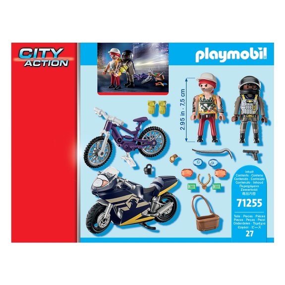 Starter Pack Agent et Voleur Playmobil City Action 71255