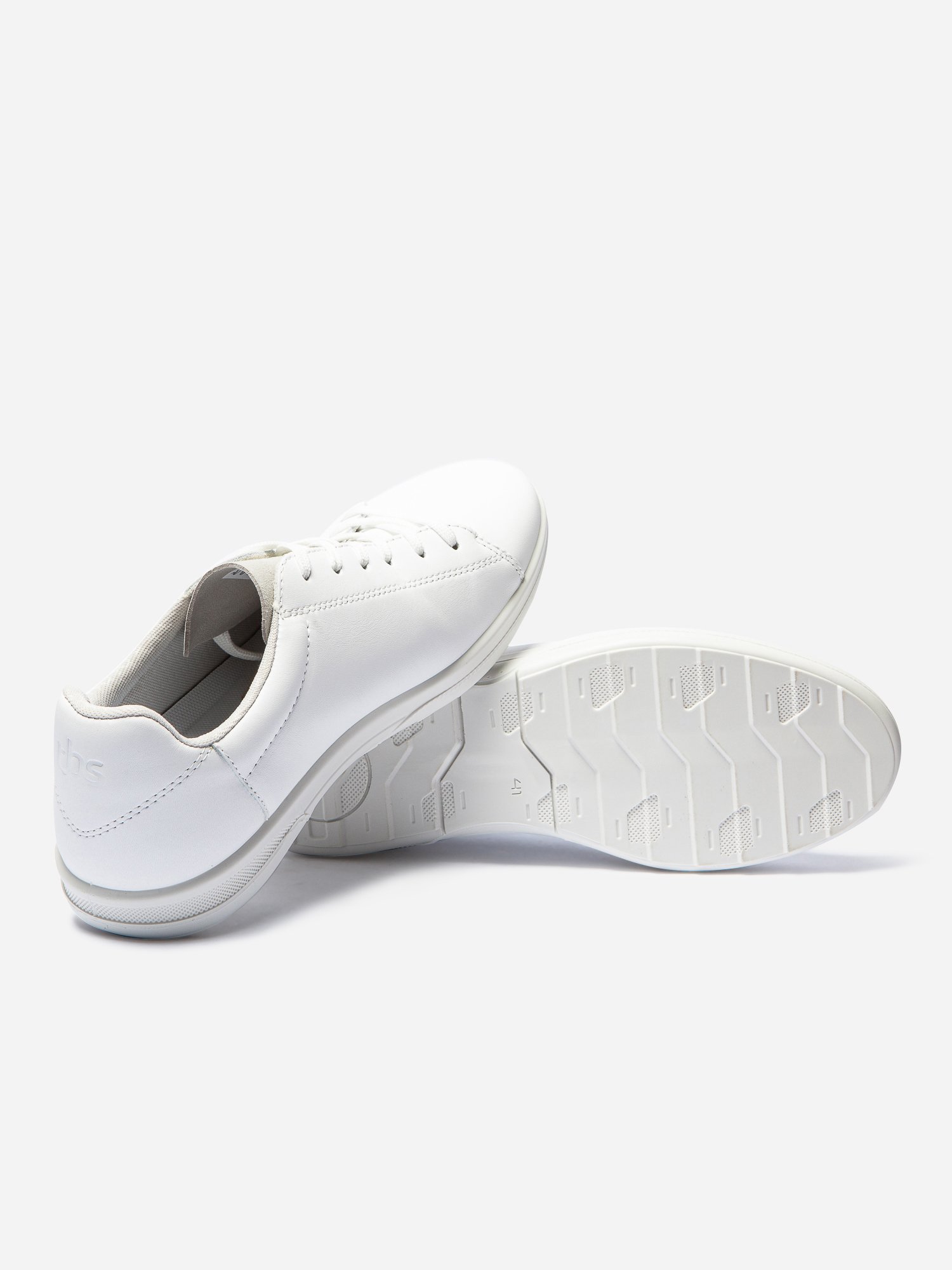 Baskets Homme Fabriquées en France Dessus Cuir Blanc