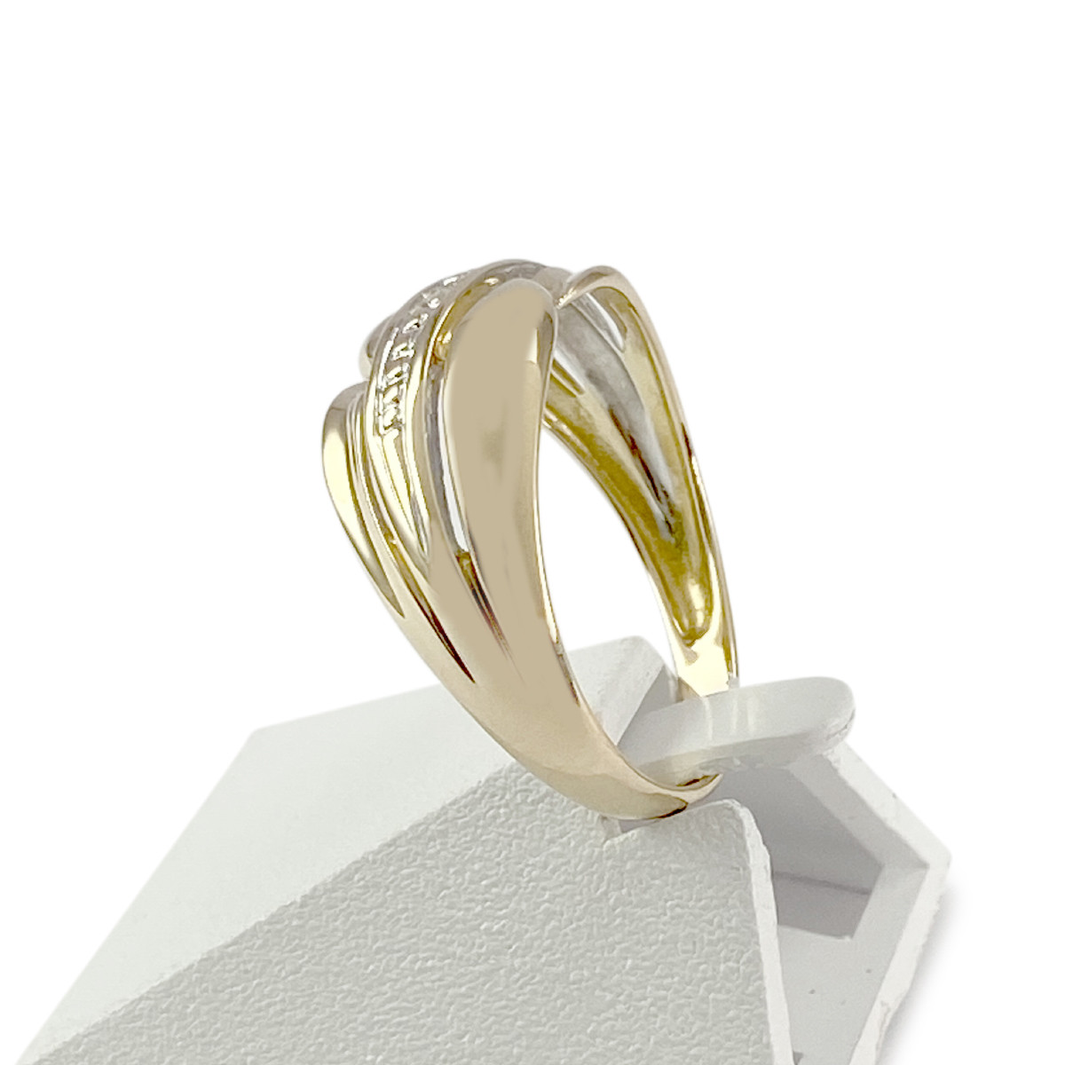 Bague d'occasion 2 ors 750 diamant