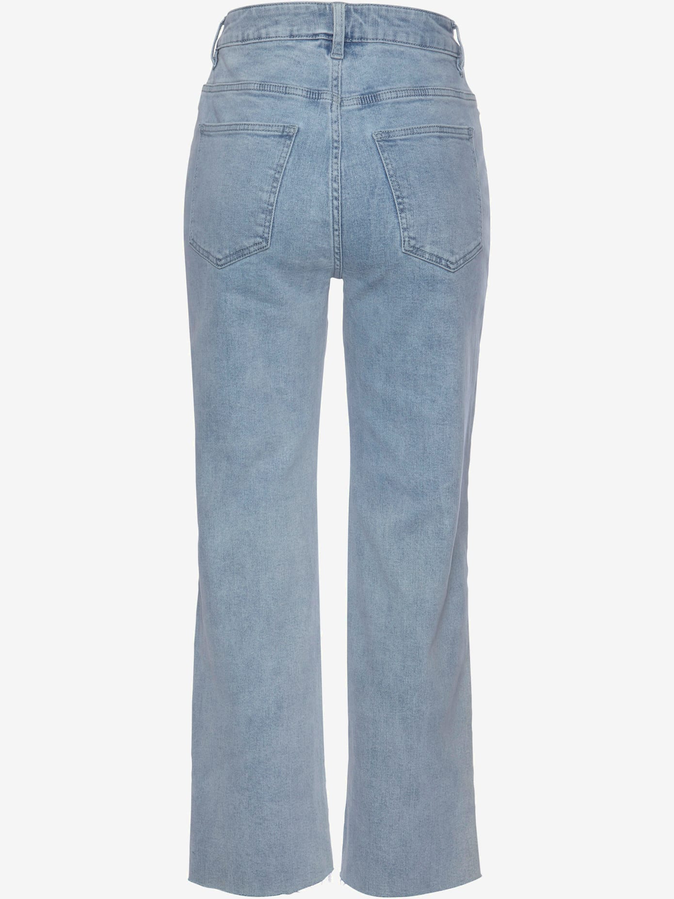 Jean large longueur 7/8 tendance, jambes évasées