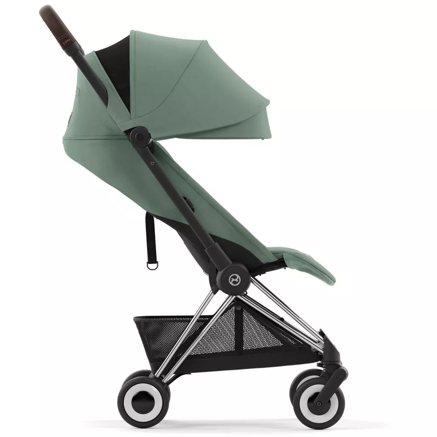 cybex PLATINUM Buggy Coya Chrome Dark Brown Leaf Green