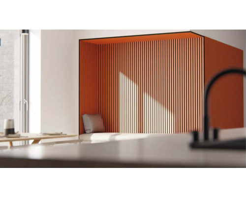 Fjordwall Akoestisch Paneel Linoleum Oranje 2400 x 600 x 20 mm