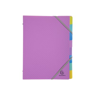 Exacompta Forever Young - Trieur polypro 8 positions - recyclé - disponible dans différentes couleurs