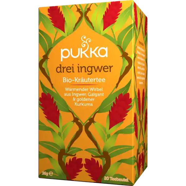 Bio-Tee Drei Ingwer