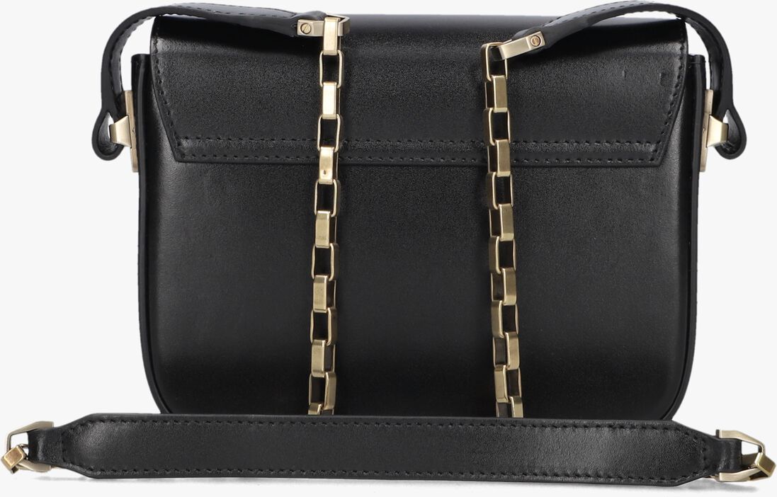 zwarte isabel marant schoudertas lizza small