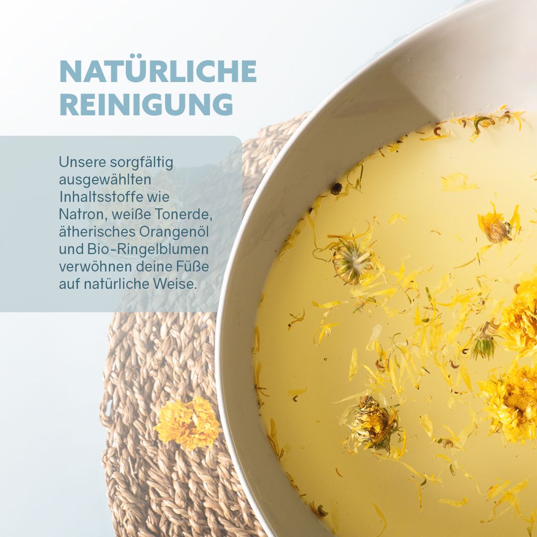 puremetics Fußbad 'Basen-Blüten'