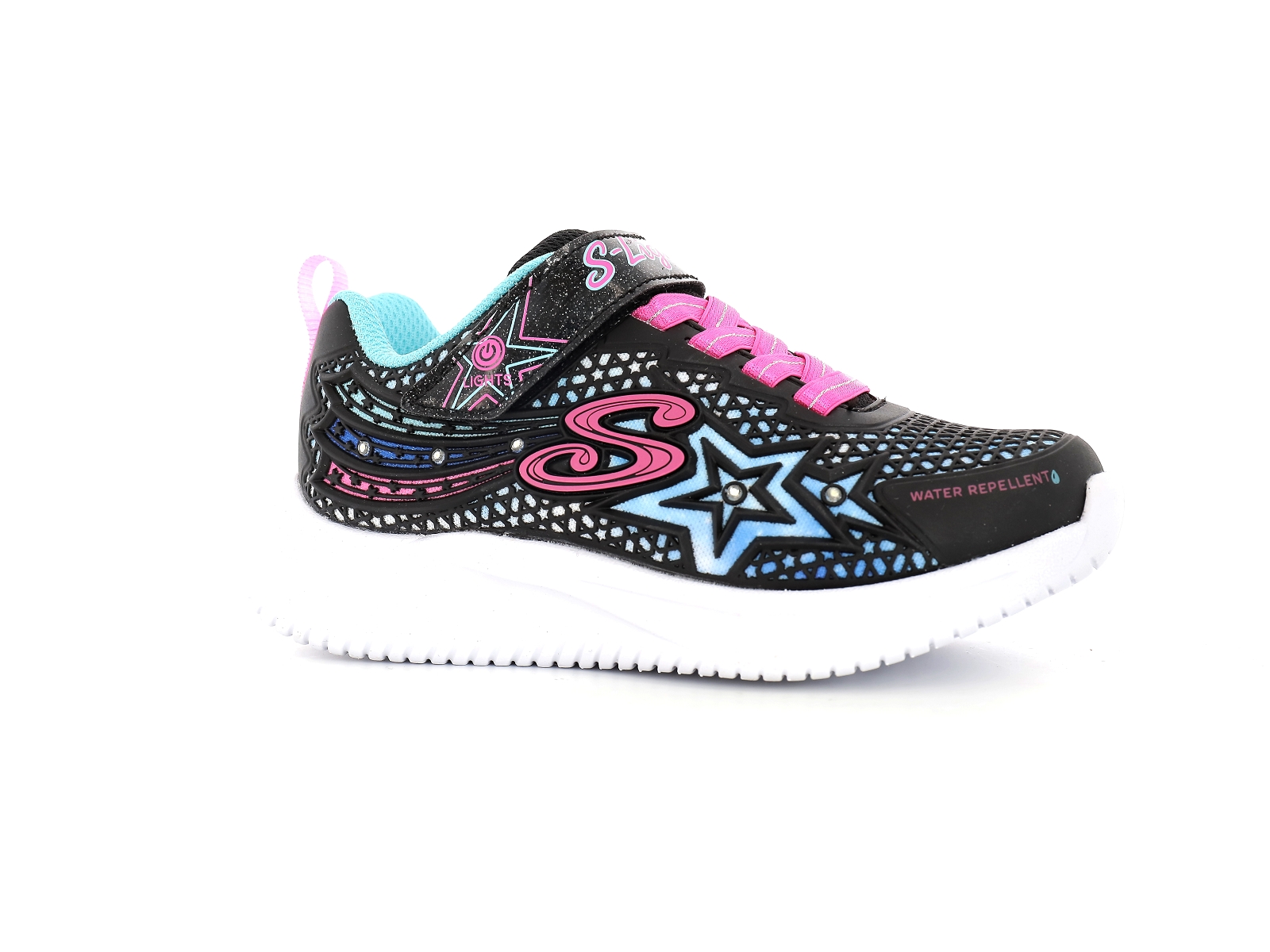 Skechers-JUMPSTERS WISHFUL STAR Synthétique Bleu Rose