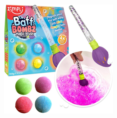 Zimpli Kids Baff Bombz Badeleke Magic Brush