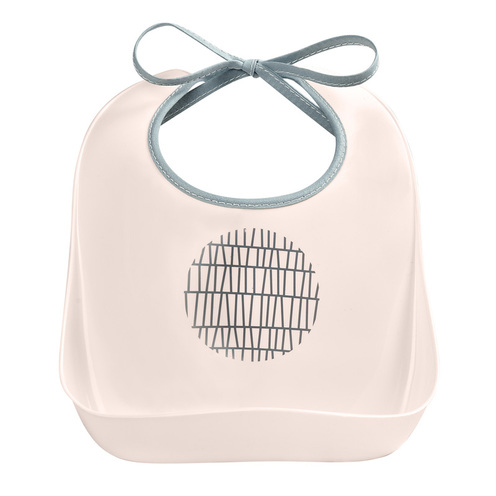Bavoir d'apprentissage Pink Grid - BEABA