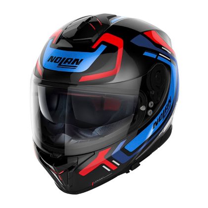 Casque Nolan N80-8 - ALLY N-COM - Noir / Bleu