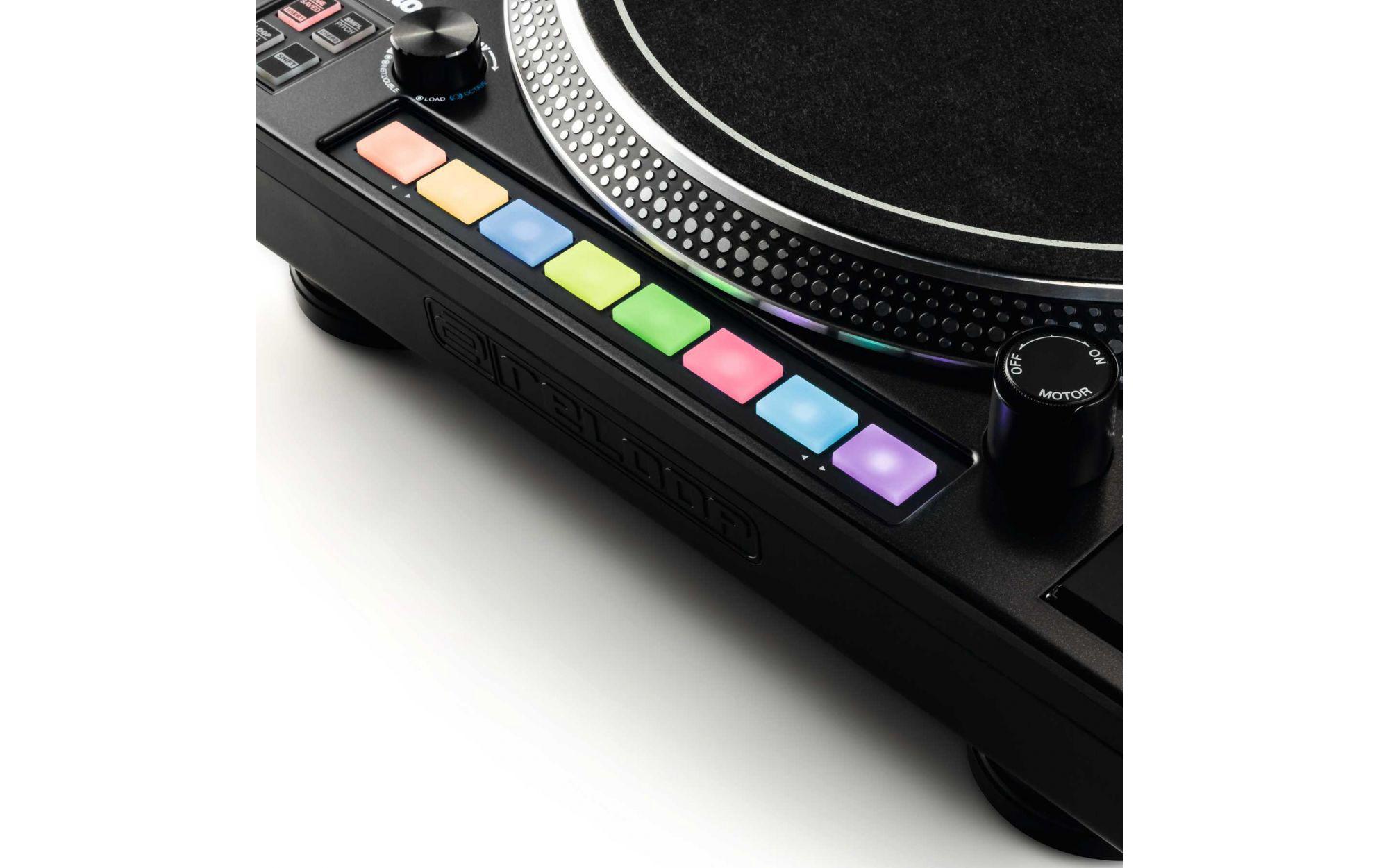 Plattenspieler RP-8000 MKII Schwarz<br>DJ-Plattenspieler mit nahtloser Integration in Serato DJ Pro