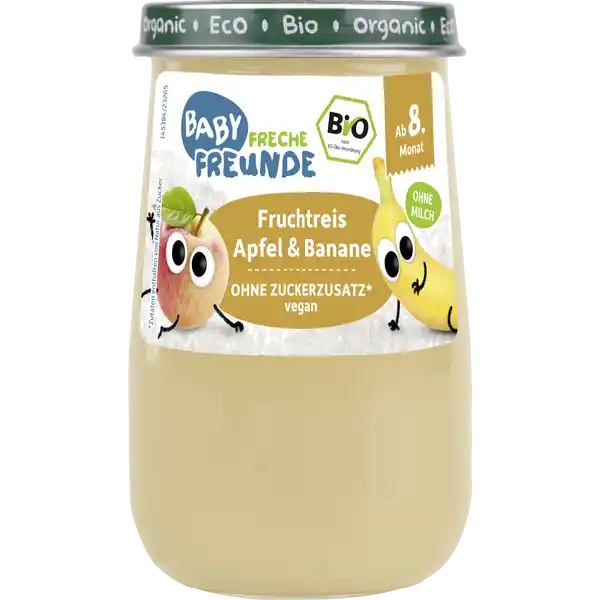 Bio Baby Fruchtreis Banane & Apfel