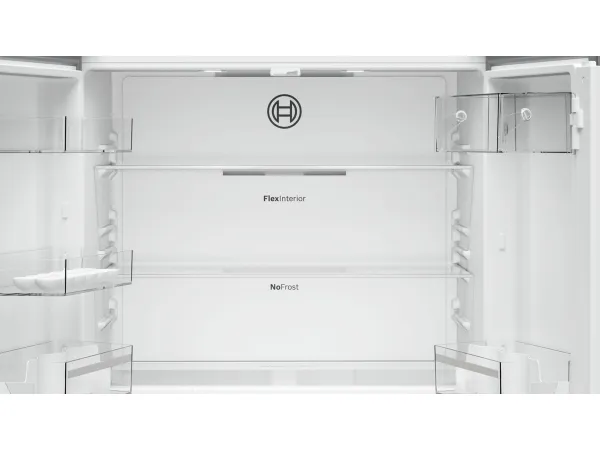 Bosch Serie | 4 KFN96VPEA - Køleskab/fryser - side-by-side - bredde: 91 cm - dybde: 73.1 cm - højde: 183 cm - 605 liter - Klasse E