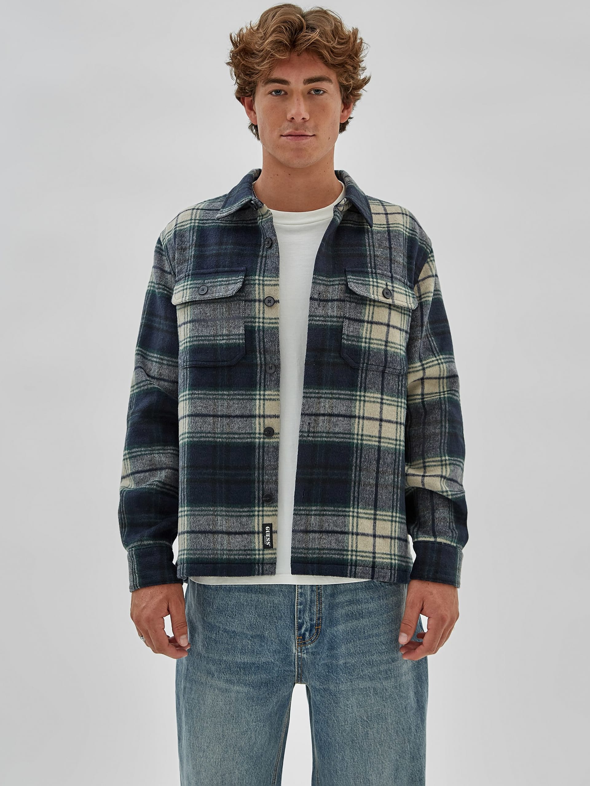 Sobretudo xadrez GUESS Originals