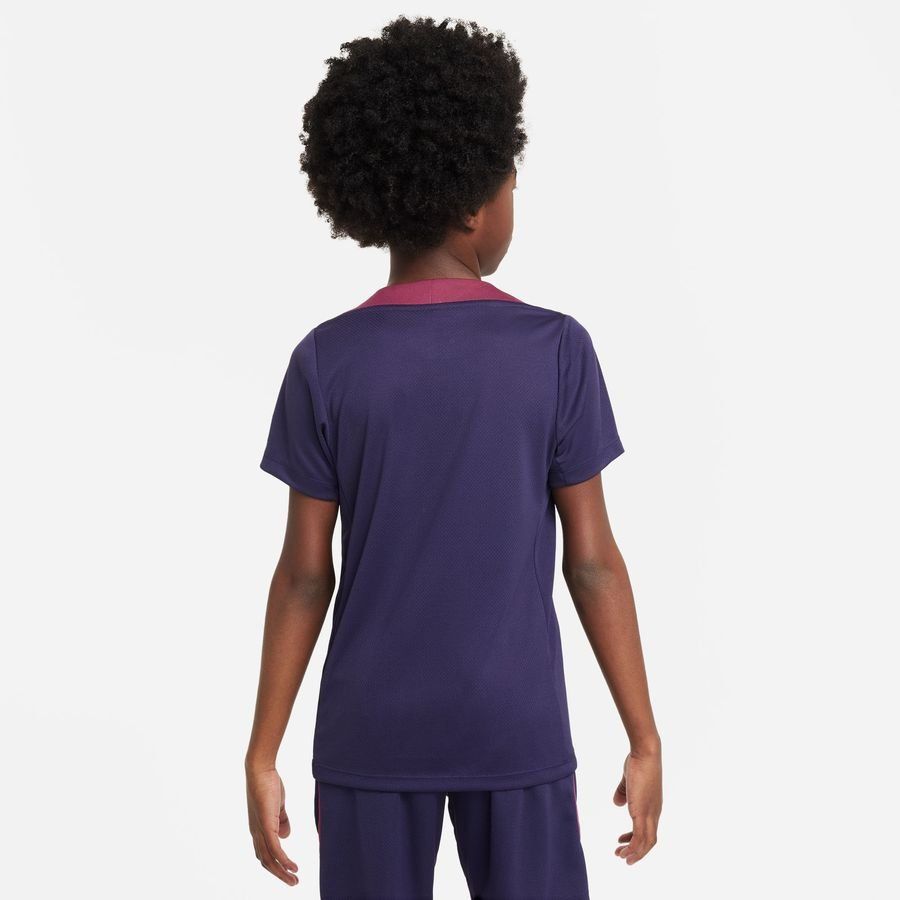 Angleterre T-shirt d'Entraînement Dri-FIT Strike - Purple Ink/Violet/Blanc Enfant
