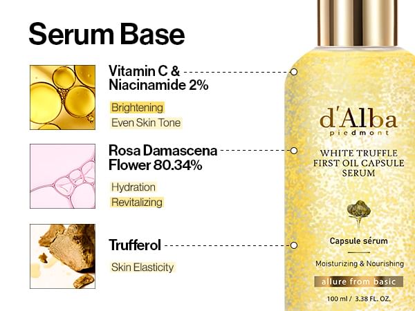 d'Alba - Witte Truffel Dubbellaags Revitaliserend Serum