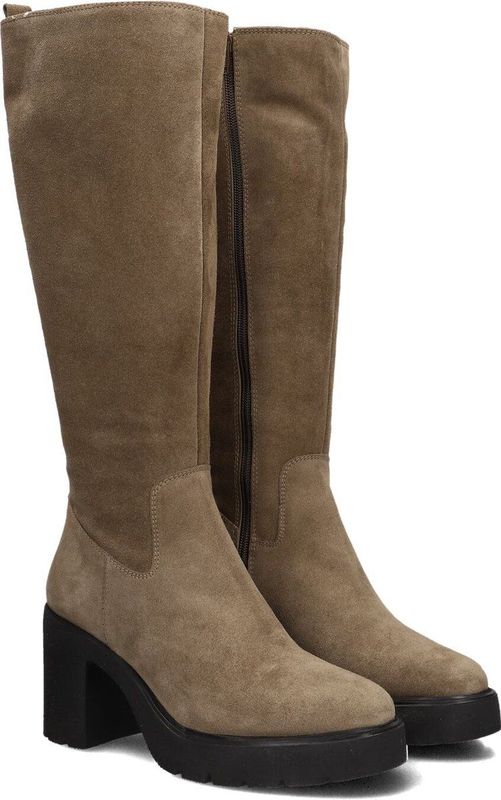 Unisa - Karena - Schoenen - Beige - Suède - Blokhak