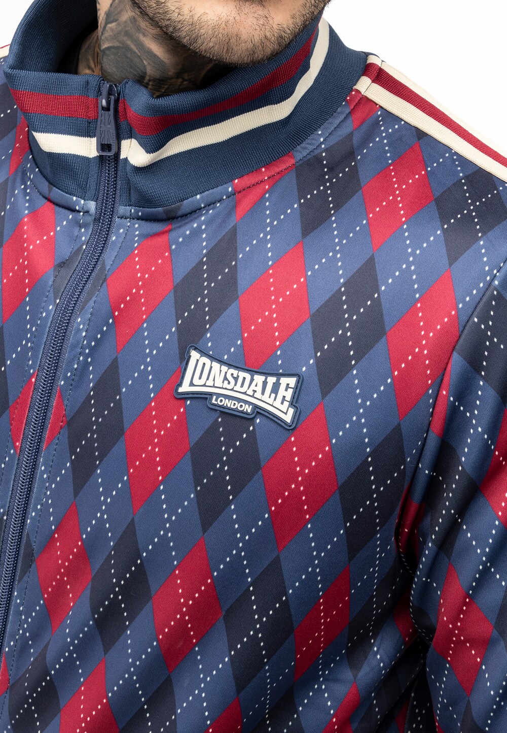 Lonsdale Herren Trainingsanzug schmale Passform REDFORD