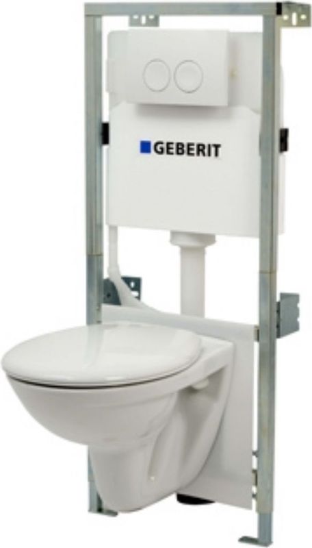 Plieger - Flow - WC-element Pack - Wit - Dualflush met UP100 Reservoir