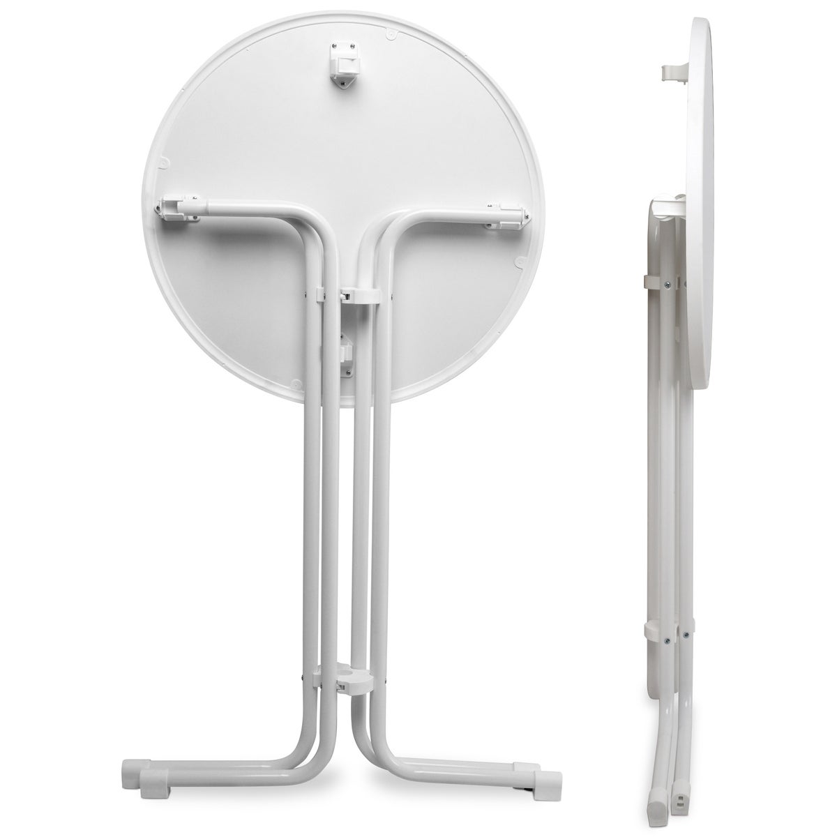 Beautissu Sylt statafel Ø 70 cm wit