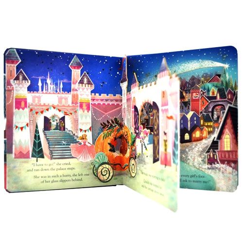 Uitgeverij usborne kijk binnen in een sprookje - assepoester