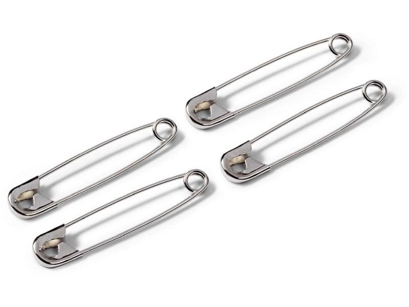 Prym Sicherheitsnadel Silber, Nr. 3, 50 mm Sicherheitsnadeln für den universellen Gebrauch