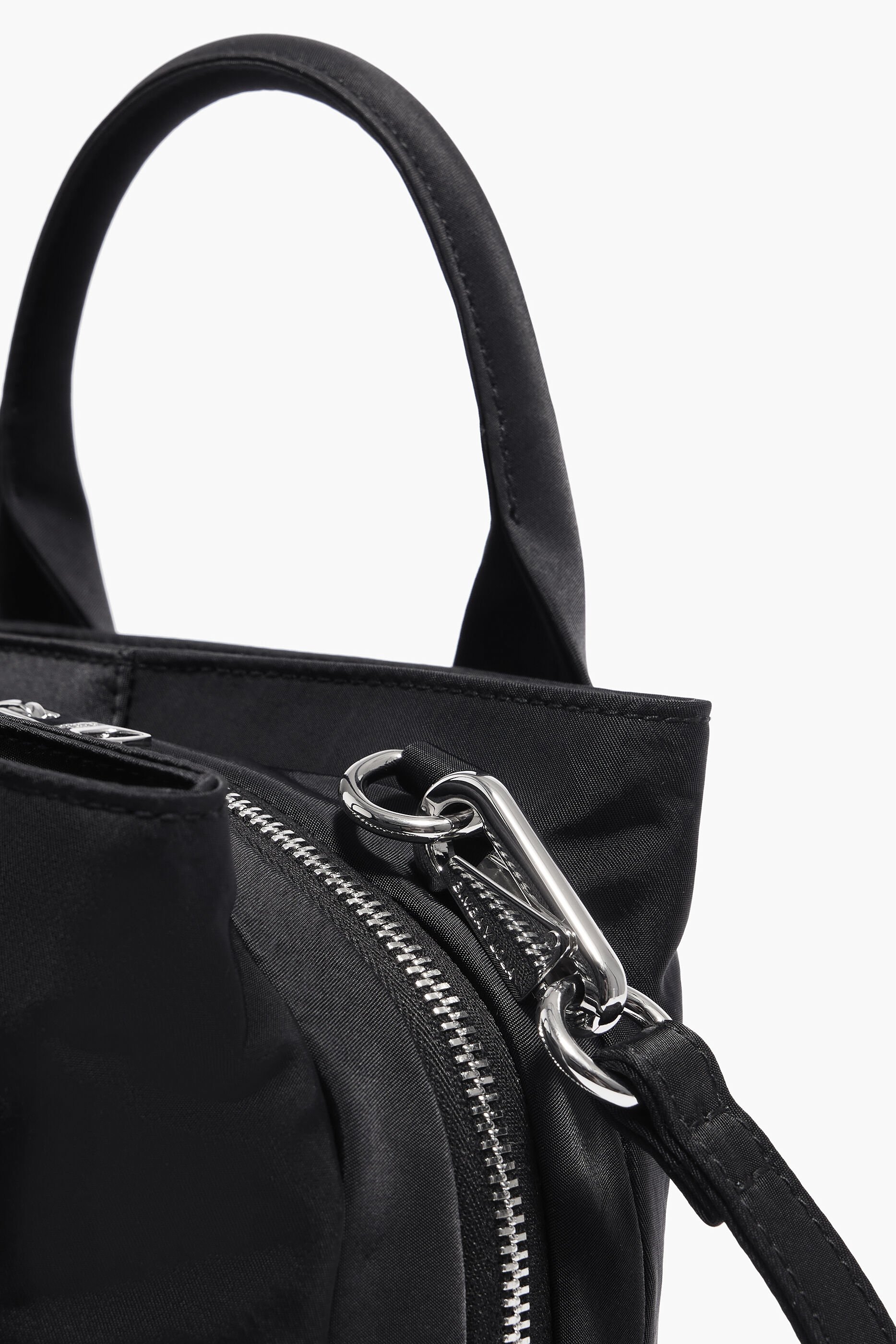 Bolsa de compras XS em nylon preto
