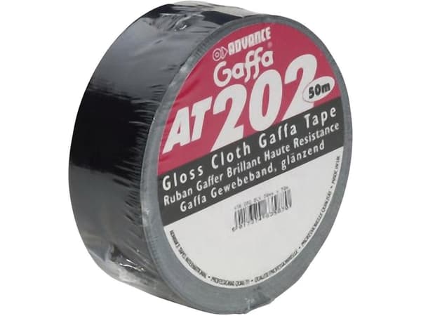 Advance Tapes AT0202, Sort, Bunte, Forsegling, Poly bomull, Metall, 5.5 N/cm, Slitebestandig, Kuldebestandig, Varmebestandig, Temperatursikker, Vannb