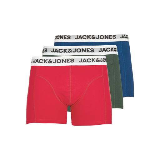 Jack&Jones Rikki 3-pak Underbukser, Rød/Grøn/Blå, XXL