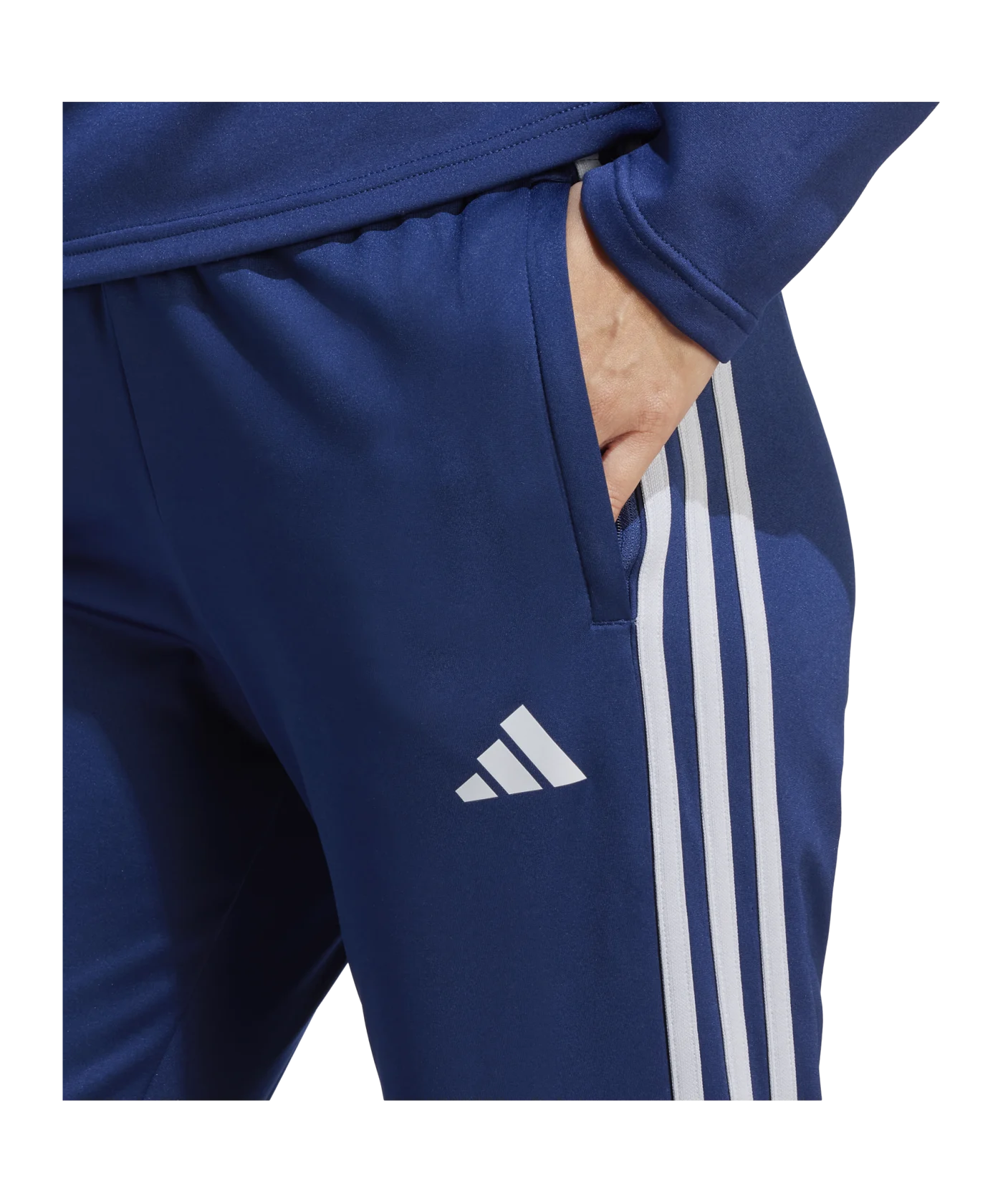 adidas Tiro 23 CB Hose Damen Blau Weiss