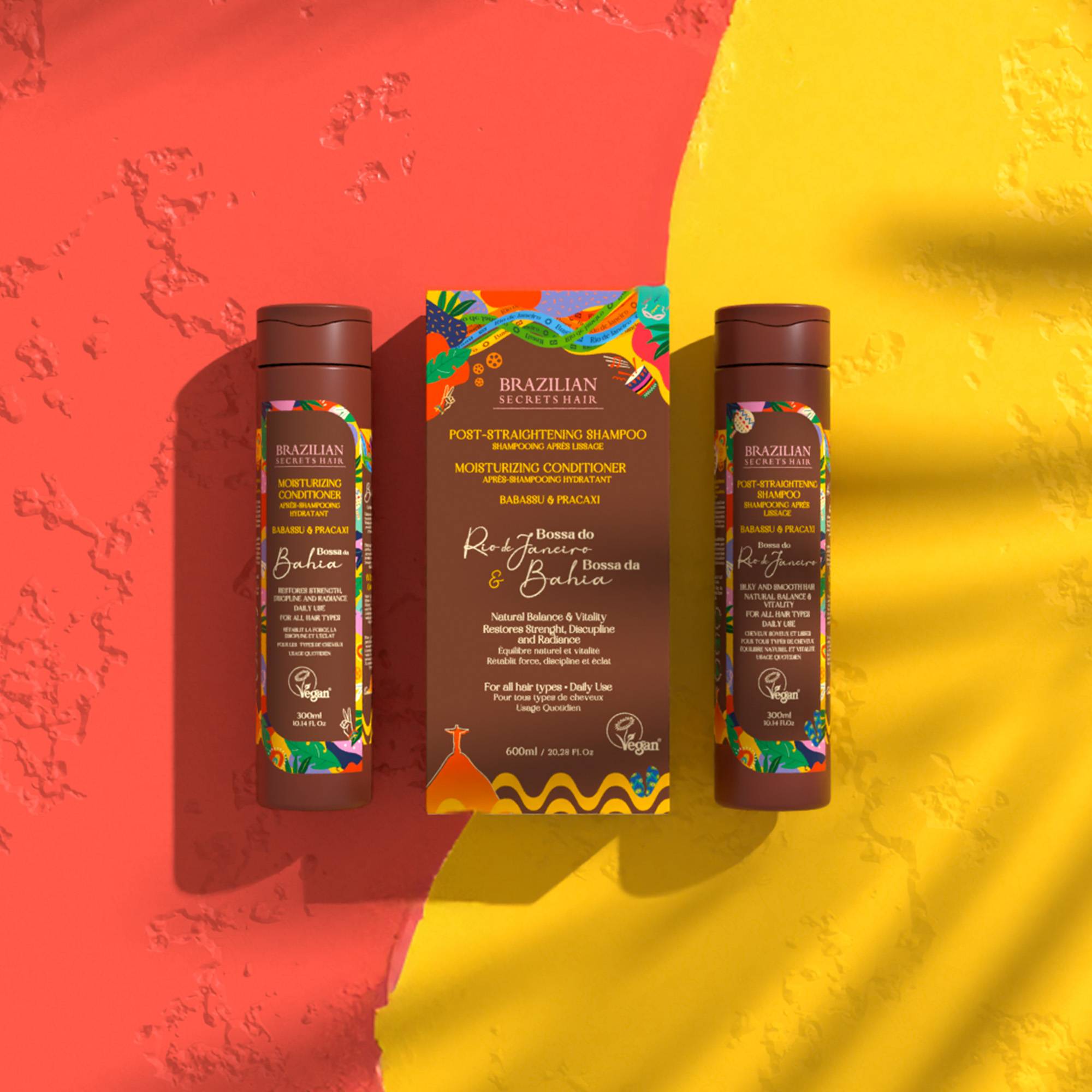 Kit Shampoing après-lissage & Après-shampoing hydratant / 300ml