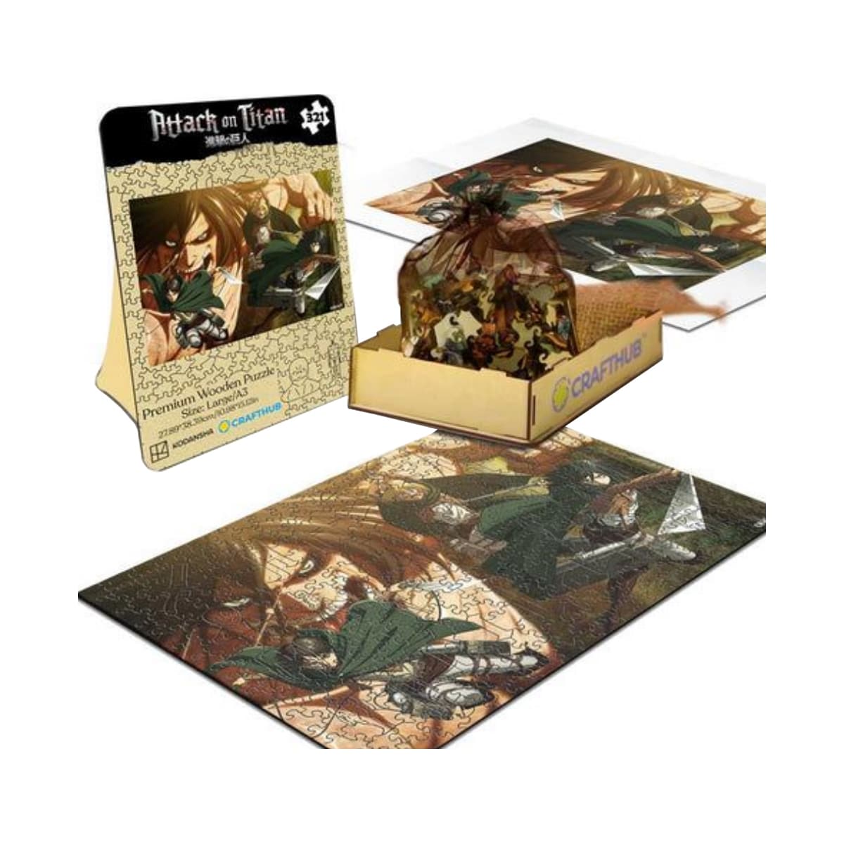 Crafthub Attack on Titan puslespill (Titan Clash)